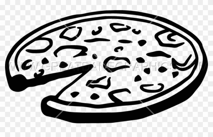 Clip Art Freeuse Stock Pizza Slice Clipart Black And - Pizza Clipart Png Black And White #1447244