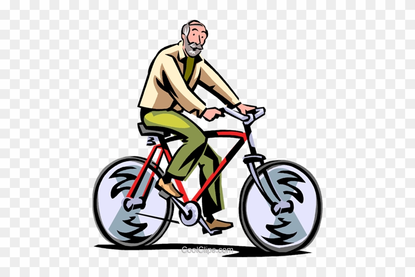 Cyclists Royalty Free Vector Clip Art Illustration - Illustration #1447331