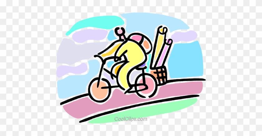 Cyclist Royalty Free Vector Clip Art Illustration - Cyclist Royalty Free Vector Clip Art Illustration #1447360