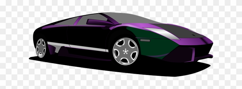 Autó, Purple, Sportautó, Fekete, Könnyűfém Keréktárcsák - Cool Black And Purple Cars #1447370
