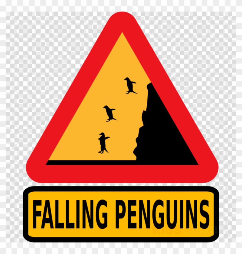 Road Sign Penguin Clipart Traffic Sign Penguin Clip - Signs That Are Hard To Understand #1447430