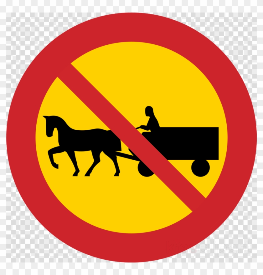 No Entry For Animal Drawn Vehicle Clipart Traffic Sign - Kpop Sticker Png #1447439