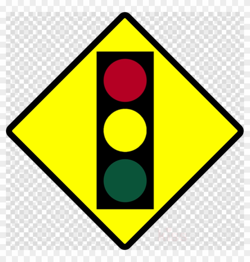 Signal Ahead Sign Clipart Traffic Light Traffic Sign - Traffic Light Sign Png #1447448