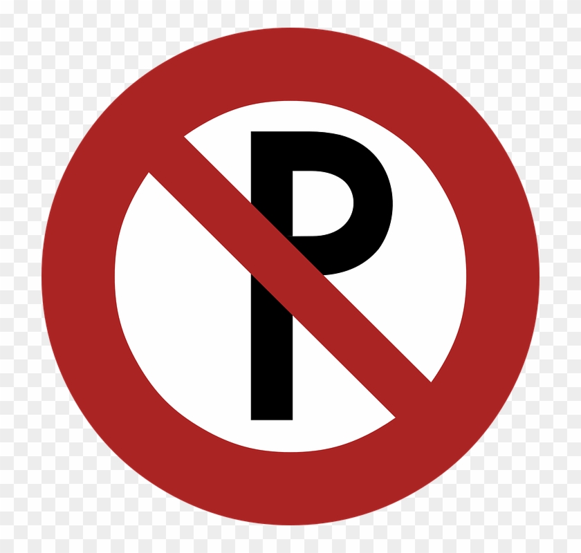 Highway Clipart Traffic - No Parking Road Sign #1447456