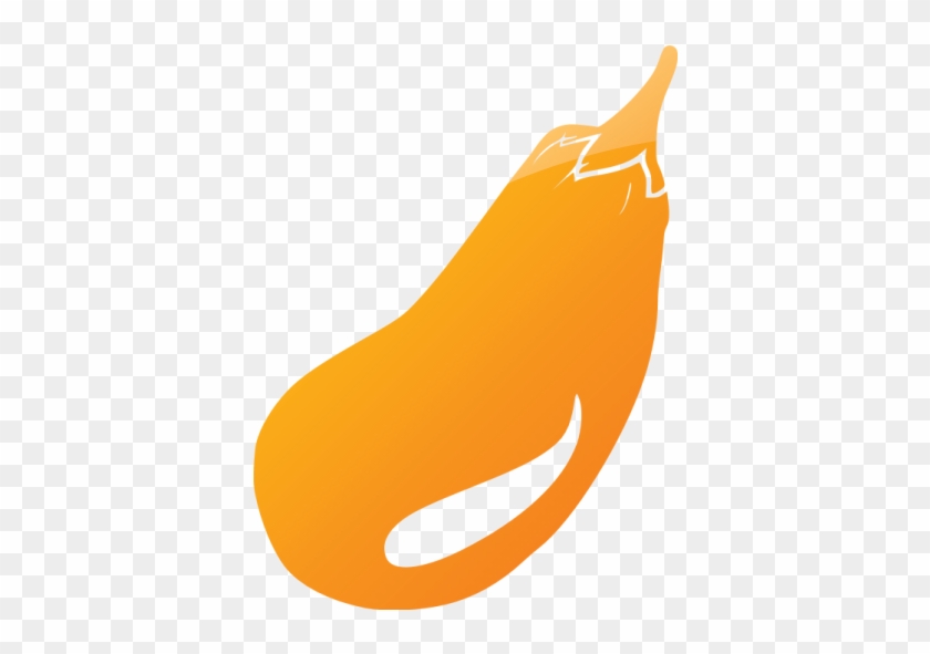 Web 2 Orange Eggplant Icon - Icon #1447516