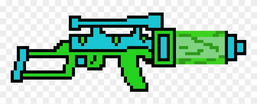 Plasma Assault Rifle - Bowser Pixel Art #1447537