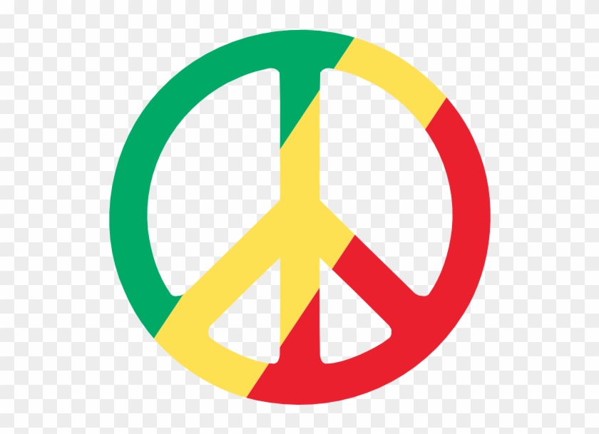 Peace Symbol Clip Art - Símbolo De La Paz Reggae #1447711