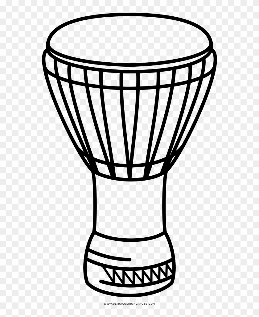 Djembe Coloring Page - Music Po Instrument Of African #1447715