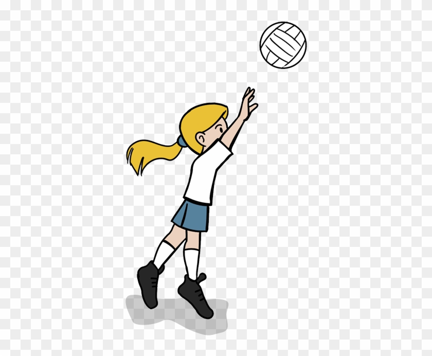 Get Set Virtual Cupboard Forks Volleyball Y - Cartoon #1447749