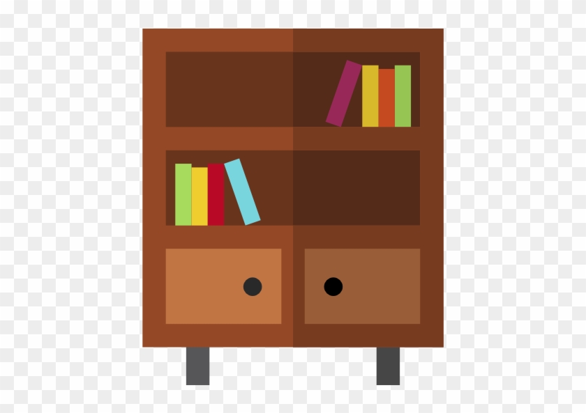 Clipart At Getdrawings Com - Bookcase Icon Png Vector #1447871