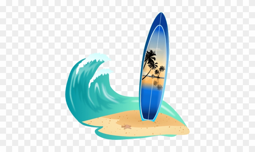 Surfboard Clipart Surf Board - Surfboard Clipart Surf Board #1447918