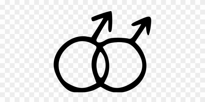 Lgbt Symbols Gender Symbol Homosexuality Gay Pride - Male Male Symbol #1447962