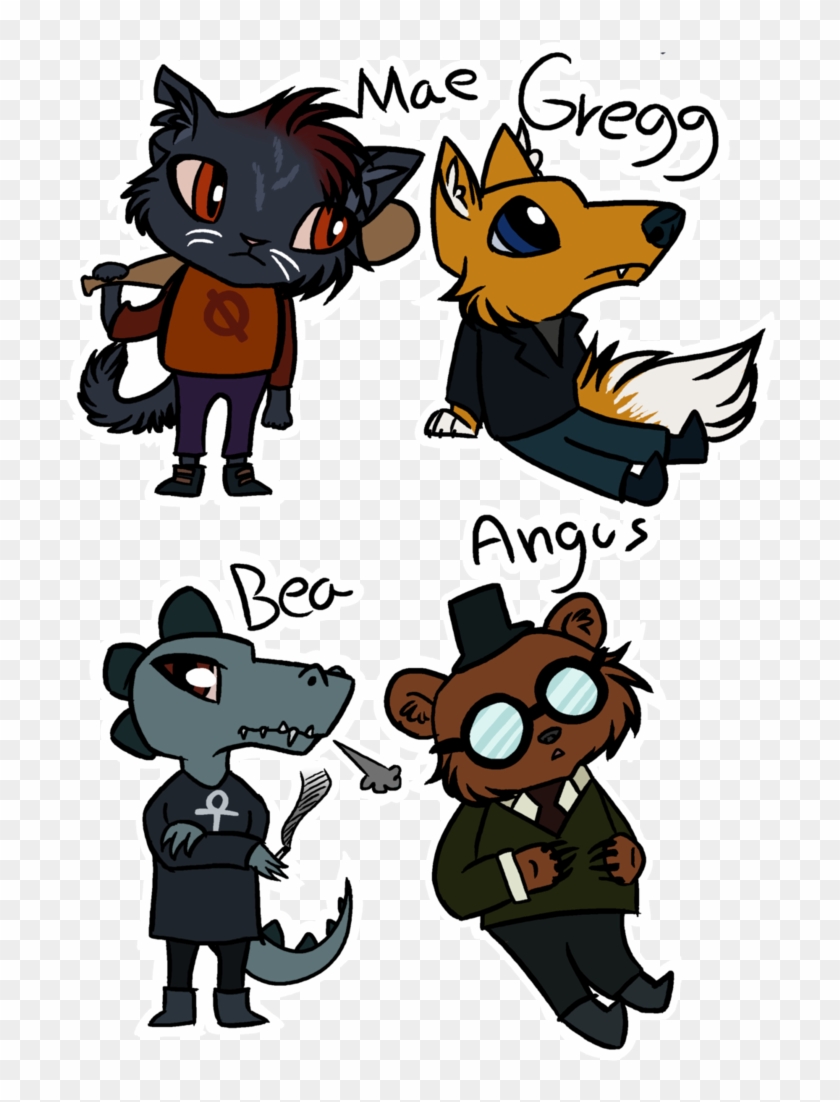 Night In The Woods By Creativecheetah On - Cartoon #1447977