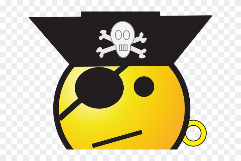 Eye Patch Clipart - Jolly Roger Emoji #1448079