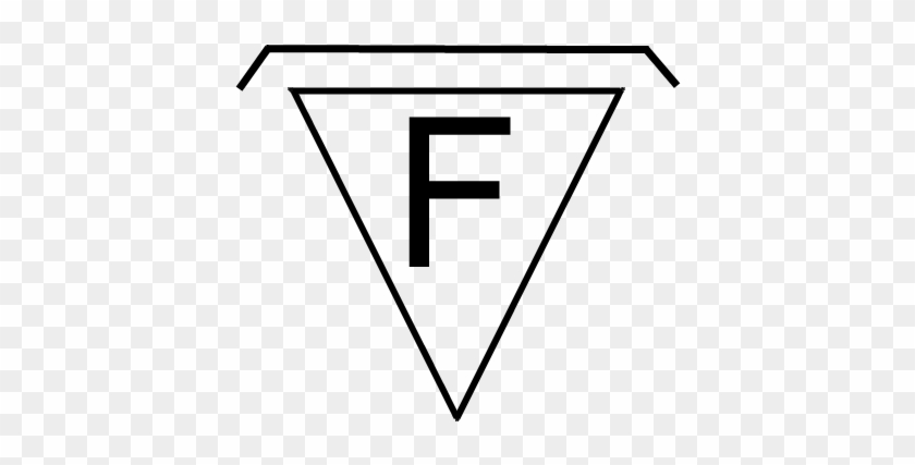 Transformers Symbols Cycloflow Markings And Symbols - F In Upside Down Triangle #1448152