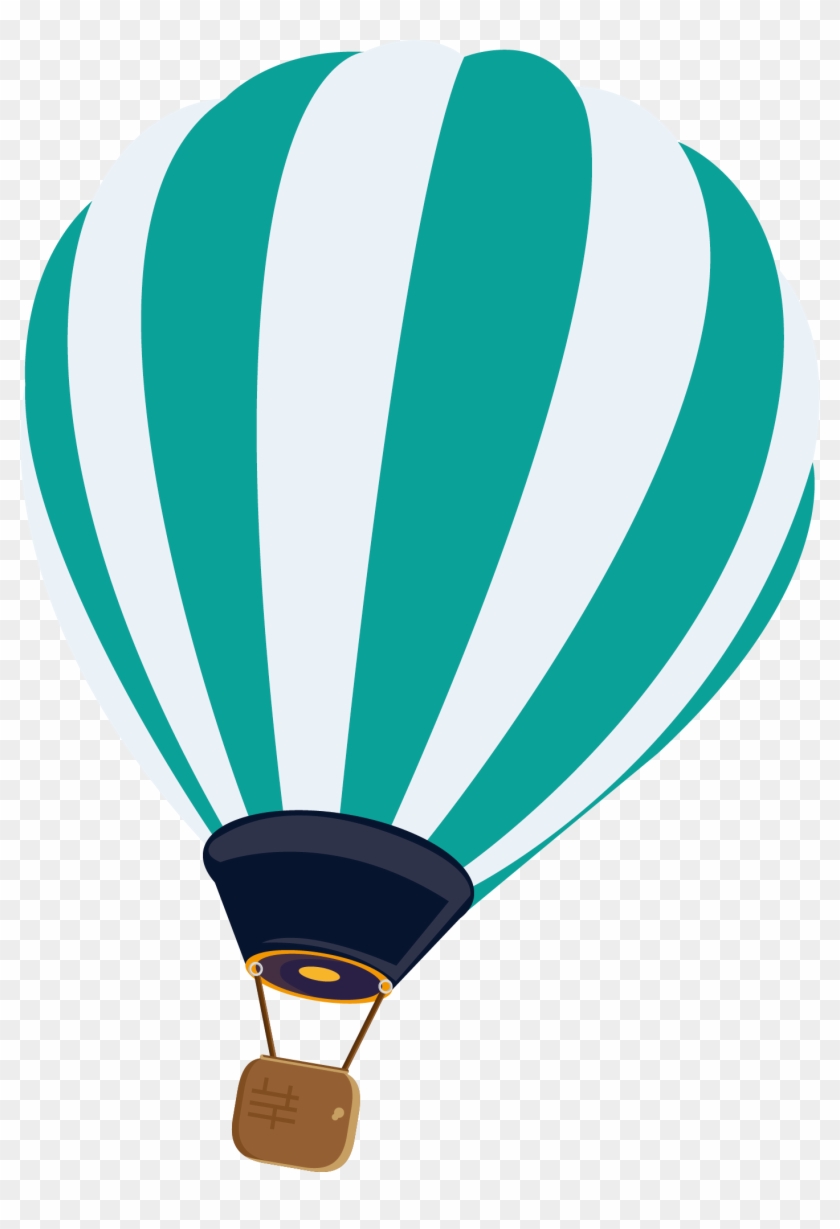 Euclidean Striped Transprent Free - Fly Balloon Vector Png #1448245
