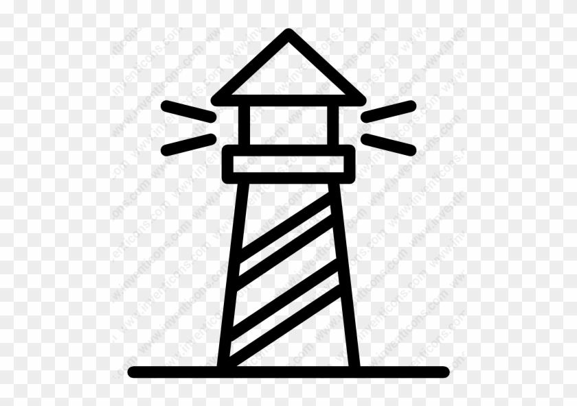 Lighthouse - Light Tower Icon Png #1448295