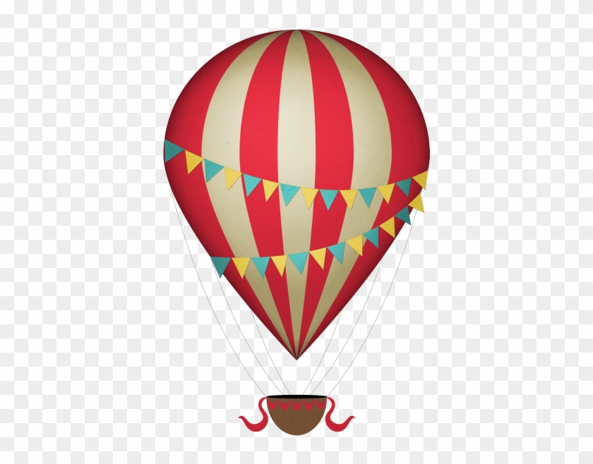 Vintage Clipart Hot Air Balloon - Hot Air Balloon Clip Art Png - Full ...