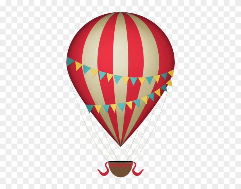 Vintage Clipart Hot Air Balloon - Hot Air Balloon Clip Art Png #1448540