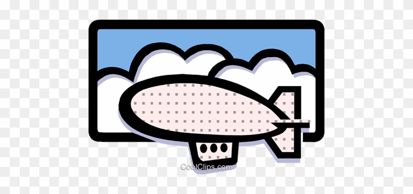 Blimp Royalty Free Vector Clip Art Illustration - Vind #1448546