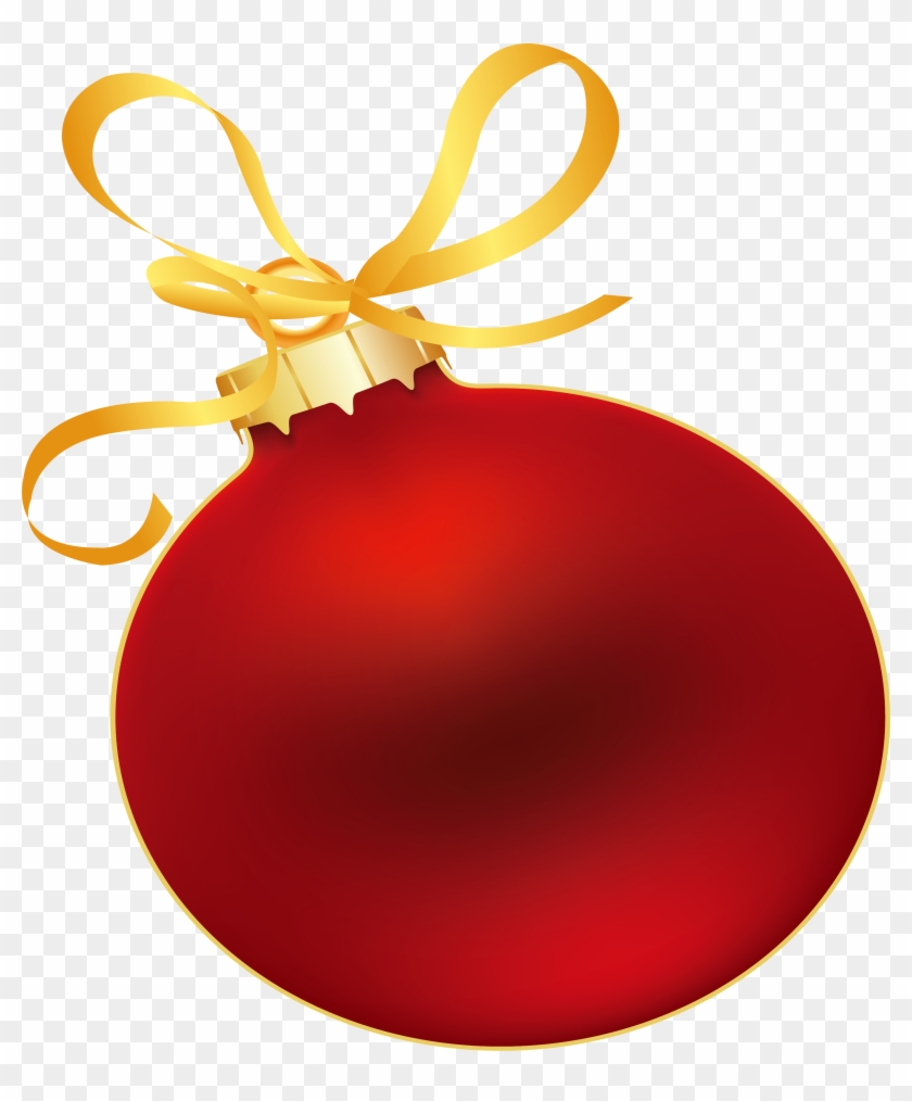 Ornament Clip Art Simple - Transparent Red Ornaments Clip Art #1448710