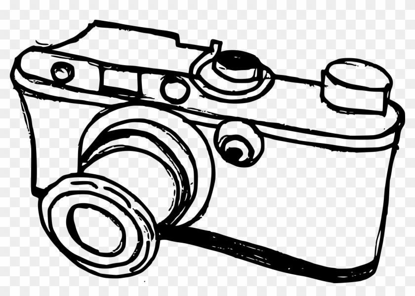 Camera Drawing Abstract - Drawing Old Camera Transparent #1448752