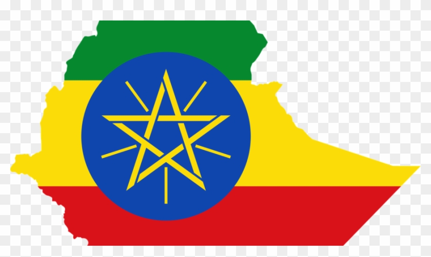 Prime Minister Abiy Ahmed's Uphill Battle For Socioeconomic - Ethiopia Flag Map #1448820