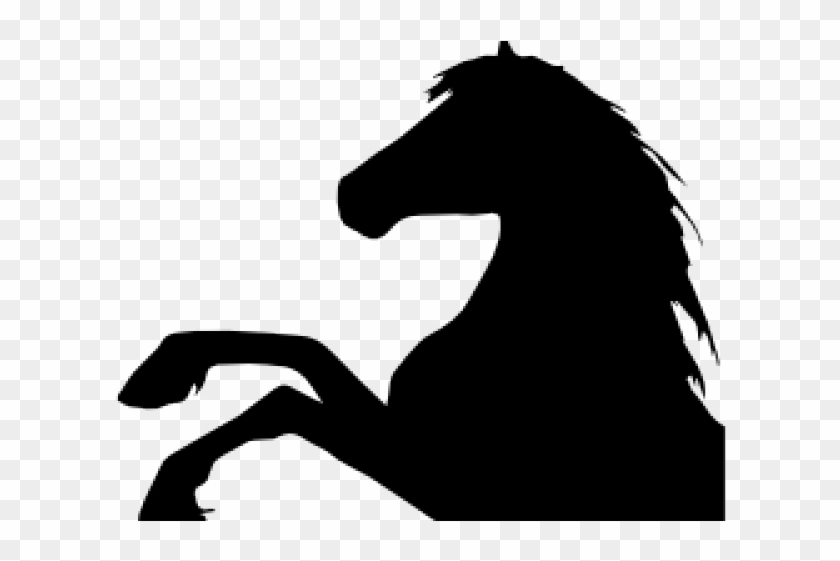 Feet Clipart Horse - Horse Head Logo Silhouette #1448858