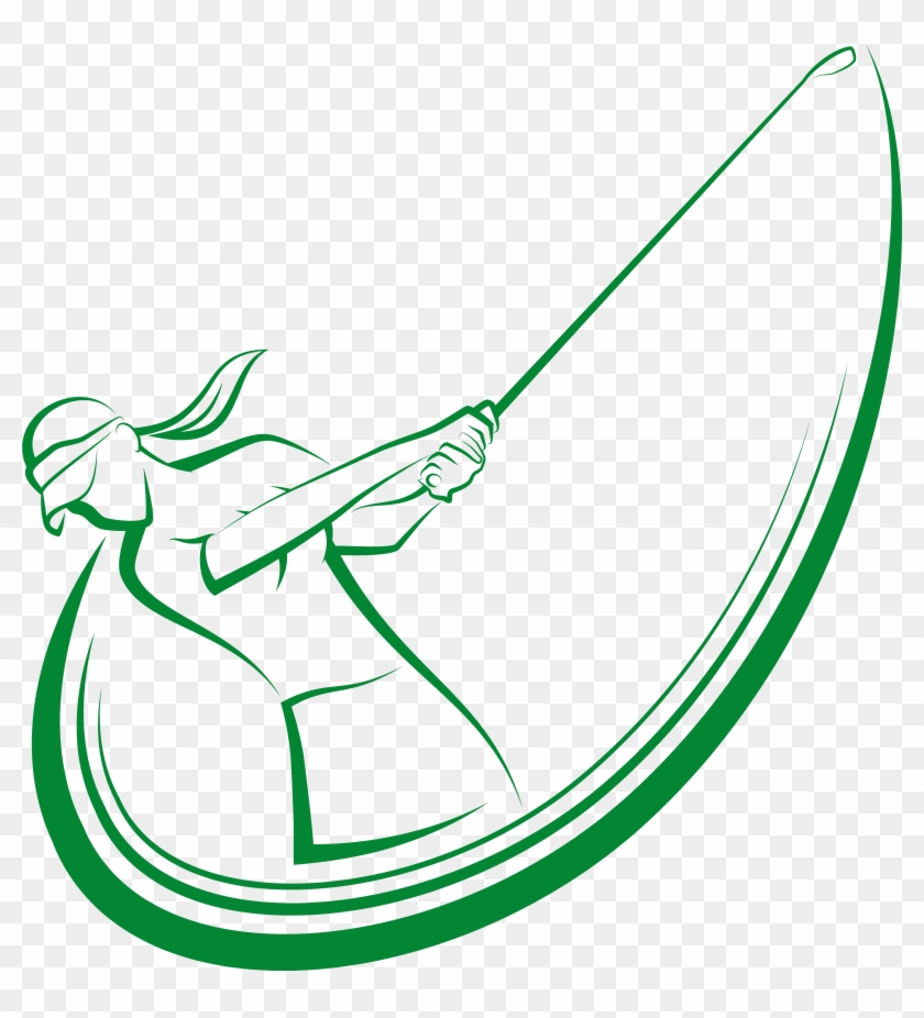 Davis Women's Golf Club - Swing Golf Vector #1448885