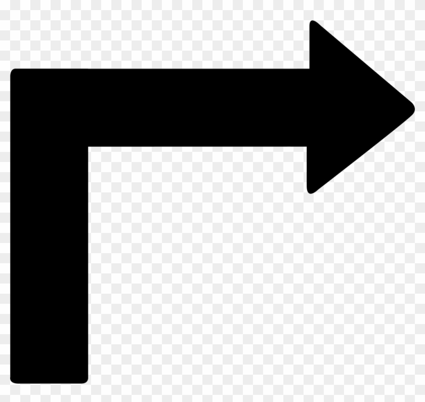Turn Right Arrow - Turn Right Arrow Icon Png #1448923