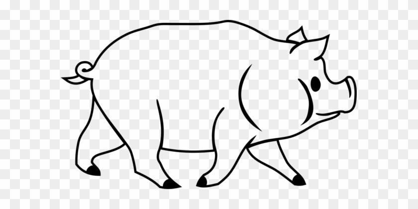 Domestic Pig Dog Drawing Coloring Book - ระบายสี ภาพ สัตว์ เลี้ยง #1449012