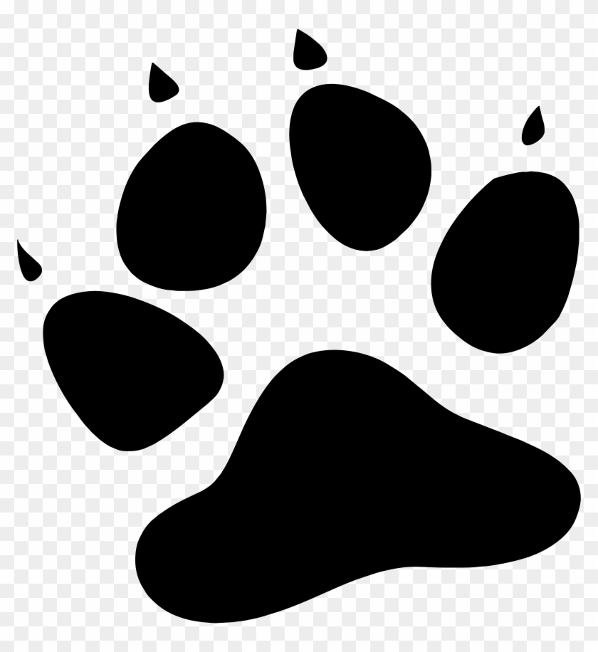 Sloth Clipart Paw Print - Amur Leopard Paw Print #1449072