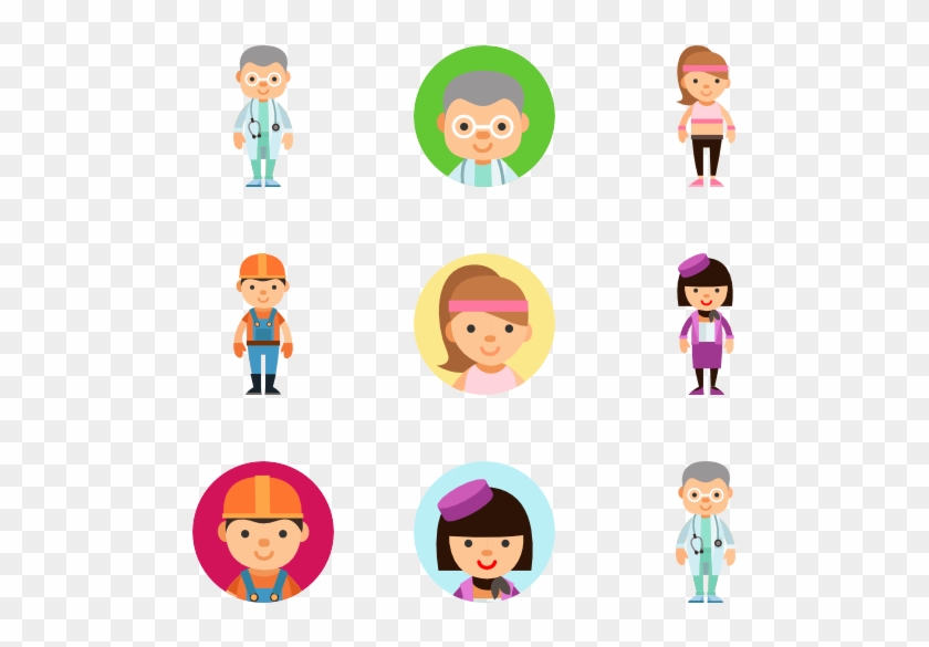 Image Library Download Avatar Vector - Girls Icons Png #1449169