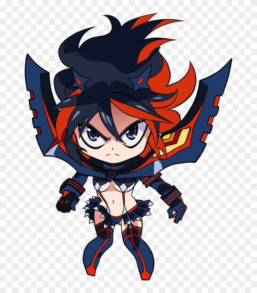 Klk Matoi Ryuko Chibi By Artistmeli Kill La Kill, Anime - Chibi Ryuko #1449260