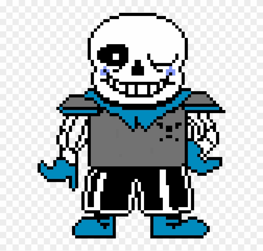 Here is a Sans Undertale pixel art for you. : r/Terraria