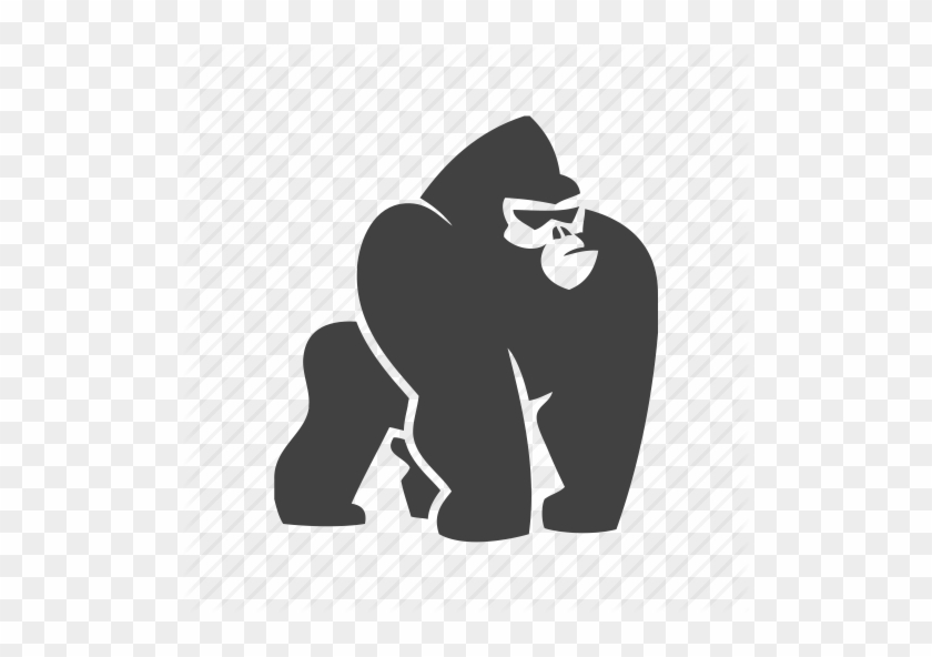 Free Download Angry Face Head Monkey Search - Gorilla Icon #1449344