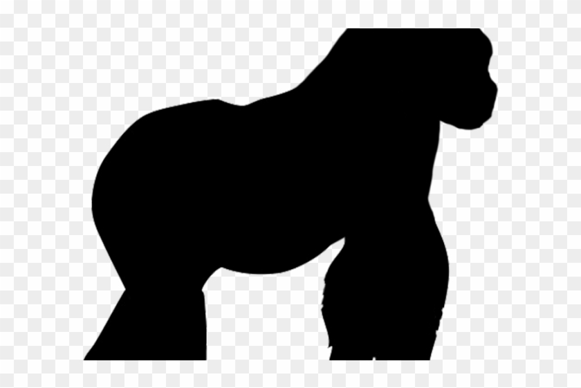 Gorilla Clipart Paw Print - Shadow #1449348