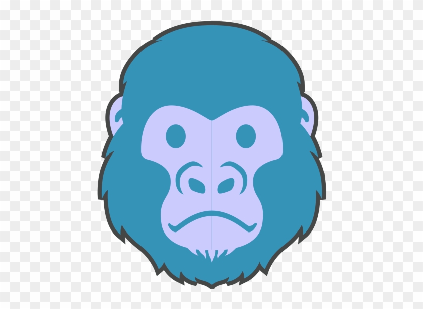 This Fun Piece Of Art Was Created With The Amazing - Gorilla Emoji On Samsung #1449351