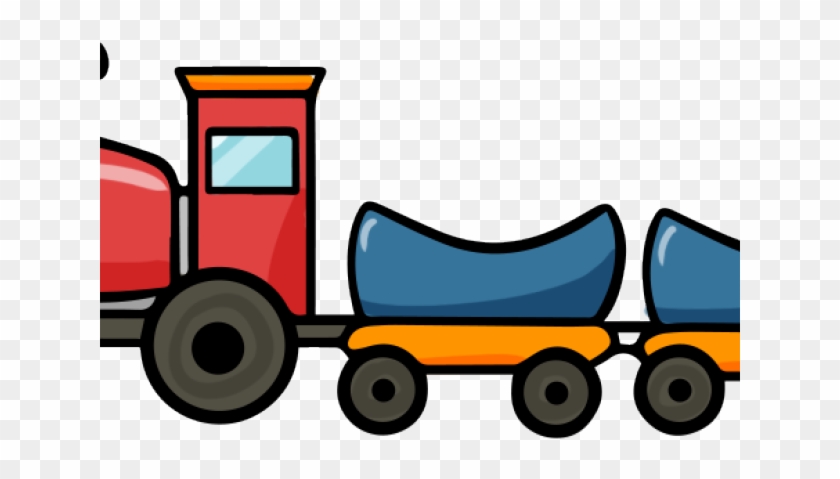 Railroad Tracks Clipart Tren - Cartoon Train #1449368