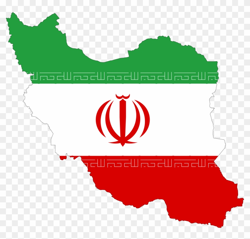 Iran Adoption - Iran Flag Country Outline #1449419