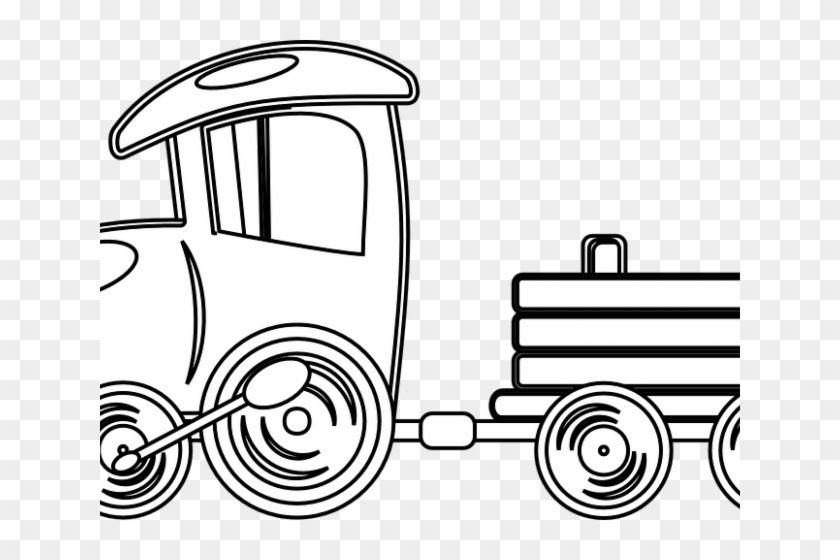 Railroad Clipart Train Journey - Train Clipart Black And White #1449425