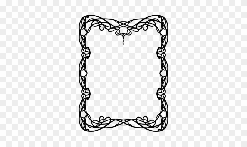 Clip Art Difference Between Art Nouveau And Art Deco - Art Nouveau Motif No Background #1449471