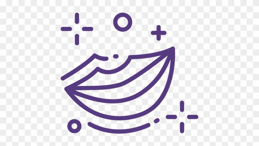 Purple Line Icon Of A Happy Smile - Ohiosmiles #1449502