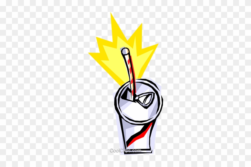 Soda Can Royalty Free Vector Clip Art Illustration - Gas #1449565