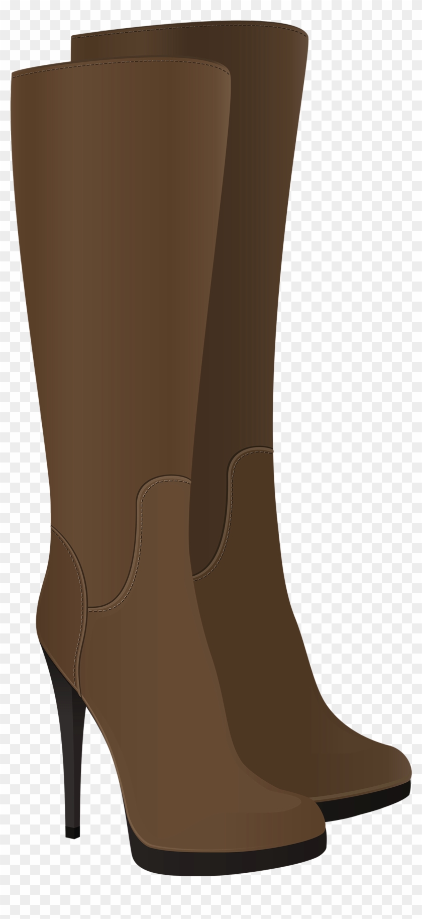 Female Brown Boots Png Clipart - Clothing #1449609