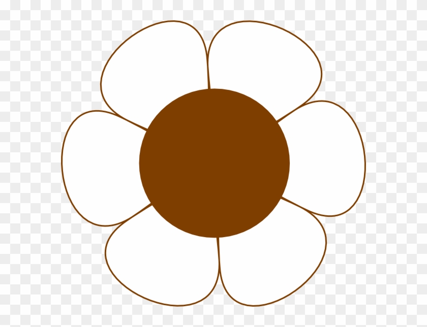 Brown Flower Clipart #1449612
