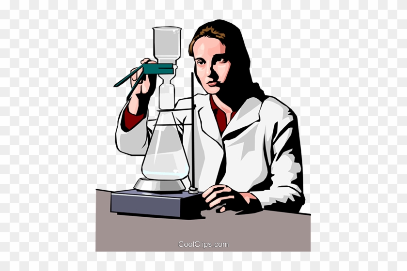 Medical Professional Royalty Free Vector Clip Art Illustration - Chemists #1449676