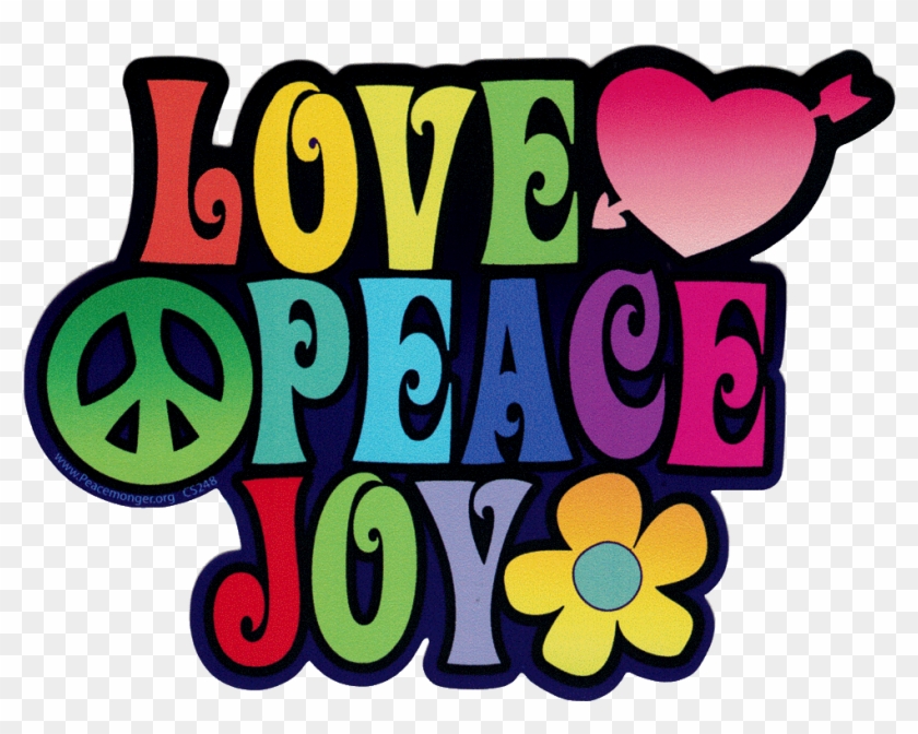 Hippie Social Justice Free On Dumielauxepices Net - Love Peace Joy Png #1449685