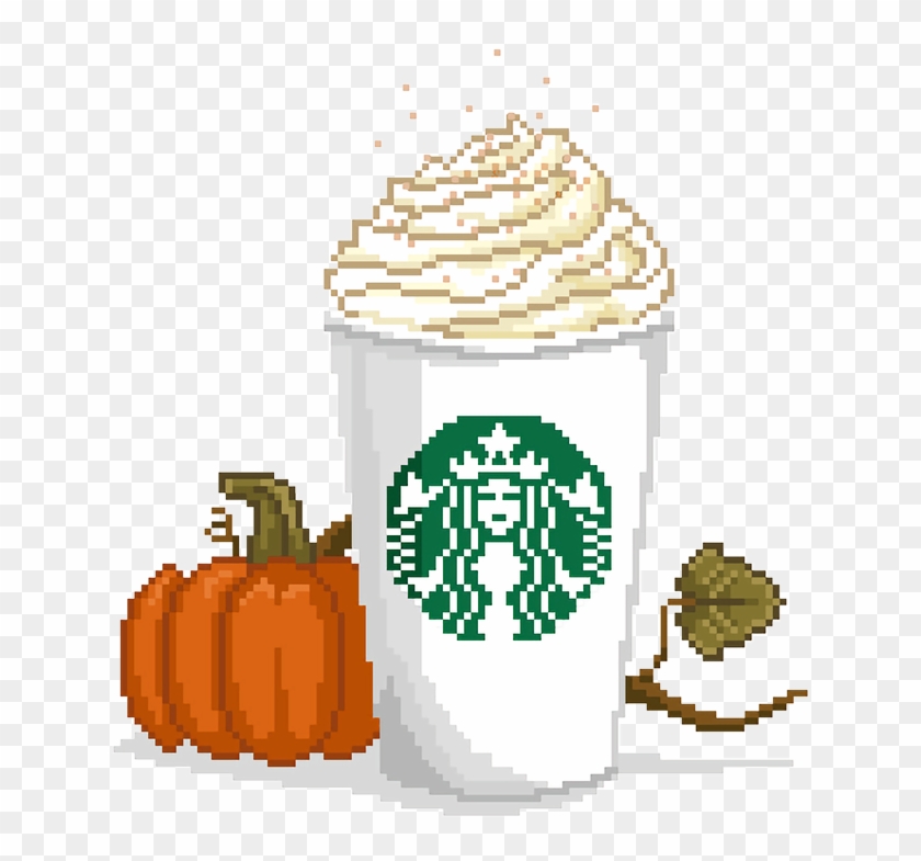 Starbucks Pumpkin Spice Latte Png Clip Black And White - Pumpkin Spice Latte Png #1449766