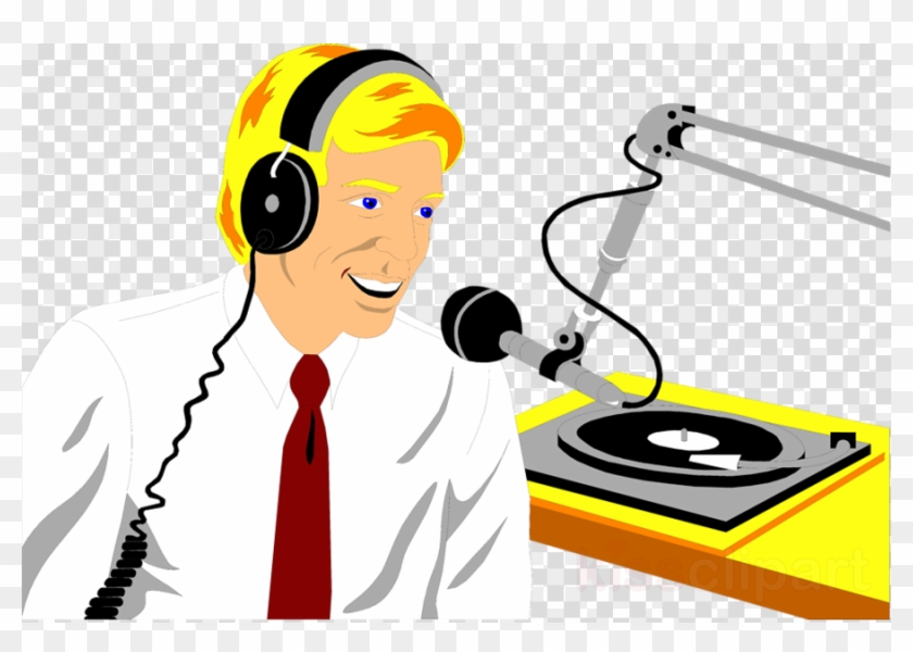 Radio Jockey Clipart Radio Personality Disc Jockey - Radio Jockey Png #1449944